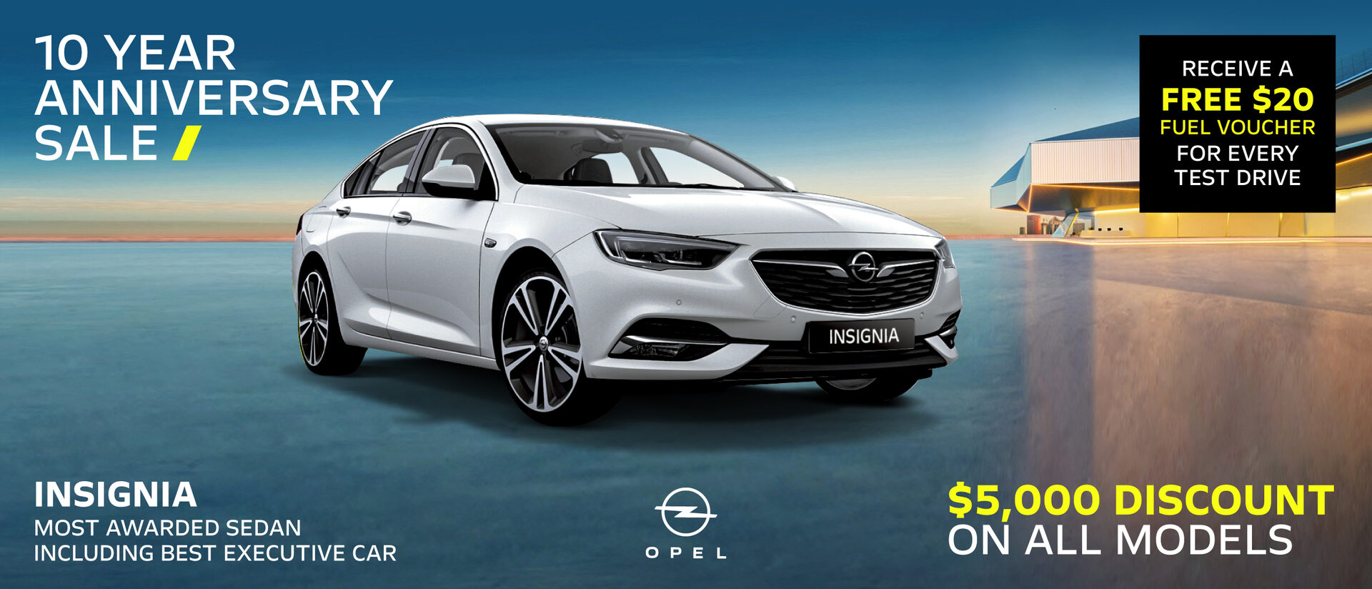 Opel celebrates its 10 year mark in Singapore 10 year anniversary sale insignia - Opel celebrates its 10 year mark in Singapore