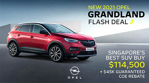 Grandland Singapore Best SUV Buy thumbnail - Singapore's Best SUV Buy: New 2021 Opel Grandland Flash Deal
