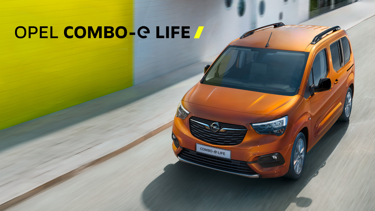 Opel Combo e Life 1200x675px - Opel Life Series: Your Lifestyle, Supercharged!