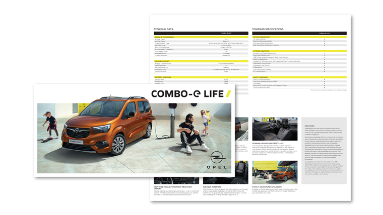 combo e life brochure cover - Home