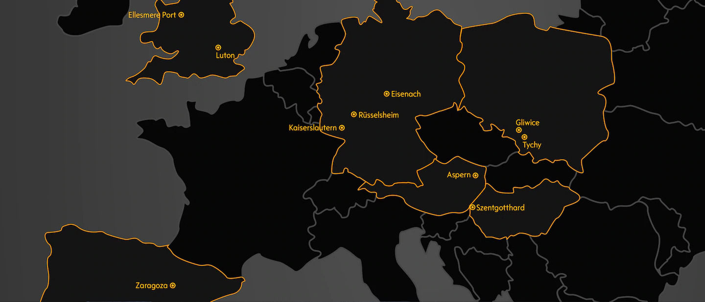 Locations opel about 21x9 company information plants map mrm 20150804 - Locations