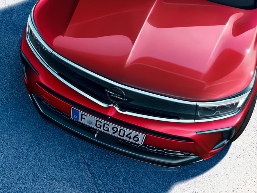 Grandland opel grandland exterior vizor 4x3 gr22 e01 012 ice - Grandland