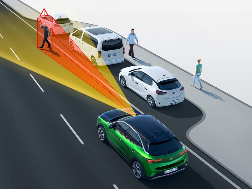 opel mokka e emergency braking 4x3 1 - Mokka-e