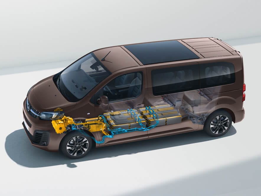 opel zafira e life perfectly integrated battery - Zafira-e Life