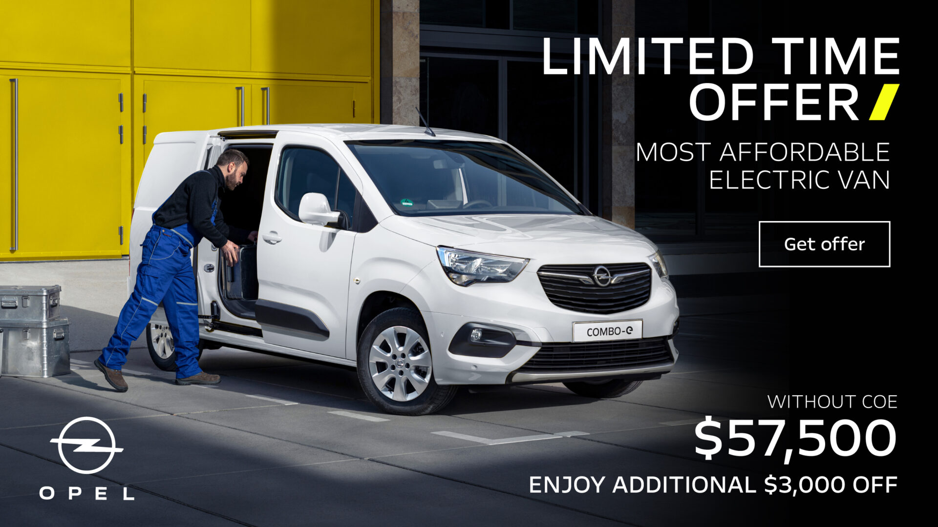 singapores most affordable electric van combo e cargo - Singapore's Most Affordable Electric Van: Opel Combo-e Cargo